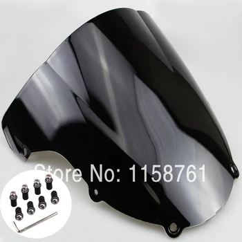 

Black Windshield WindScreen For Kawasaki ZX6R zx6r 636 2003 2004