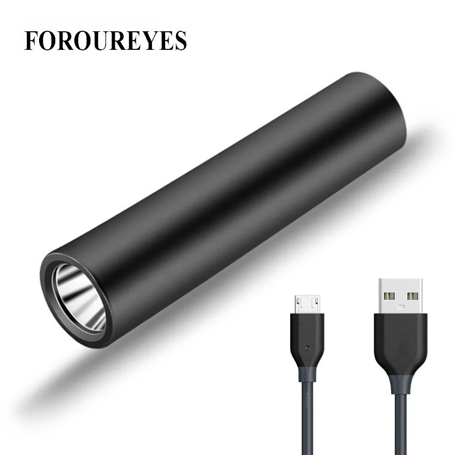 Ультра яркий светодиодный светильник USB с прямой зарядкой T6 пять режимов