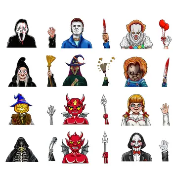 

3D Waving Wiper Halloween Theme Scary Sticker for Car Rear Windscreen Wiper Vehicle Decor NJ88