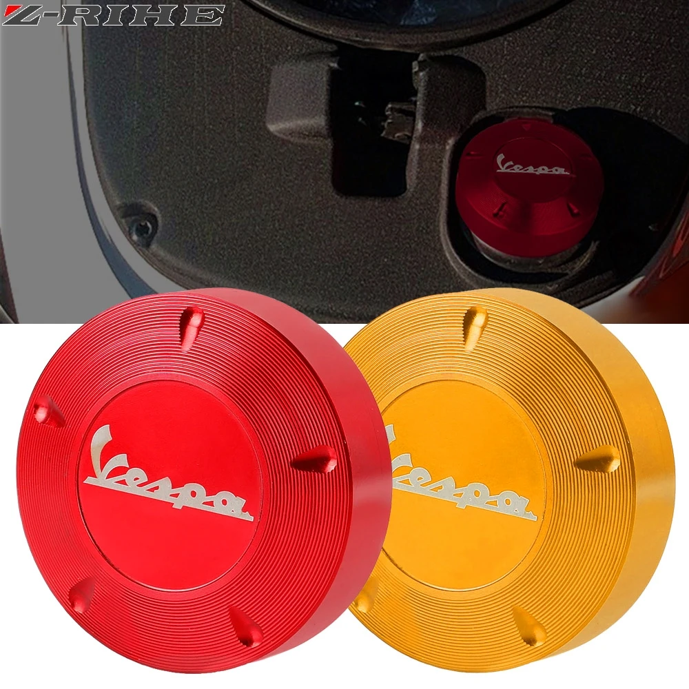 Алюминиевая крышка для наполнителя бензобака CNC всех VESPA GTS GTV LX Primavera Sprint