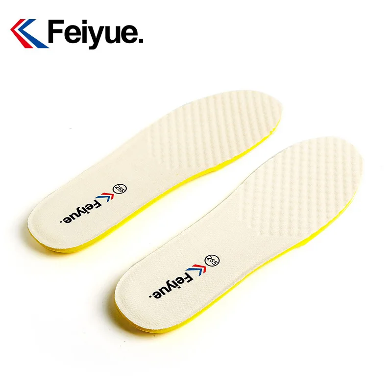 Feiyue высокое качество ортопедические стельки стели 20 мм памяти мягкая поглощает пот дезодорант дышащая стелька для мужчин женская обувь