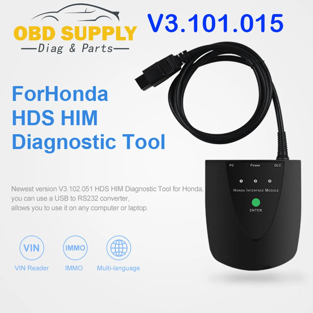 Диагностический инструмент для Honda HDS V3.101.015 сканирующий Инструмент нет необходимости активации HDS HIM для Honda HDS кабель для Honda HDS HIM