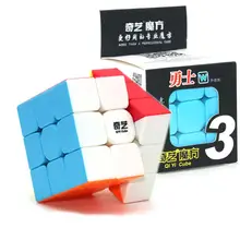 Qiyi 3x3x3 куб воин W 3x3x3 магический куб qiyi 3x3x3 скоростной куб 3x3 куб-головоломка qiyi 3x3x3 cubo magic 3x3x3 головоломки волшебный куб