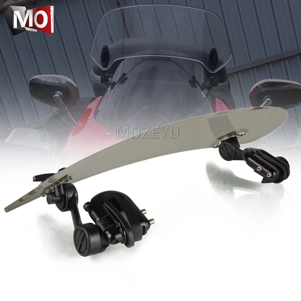 

Motorcycle Windshield Extension Spoiler Windscreen Air Deflector For DUCATI HYPERMOTARD 796 1100 Monster 600 M600 M620 900 795