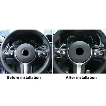 

Carbon Fiber Steering Wheel trim Cover For BMW M3 M4 M5 X5M Interior Accessories