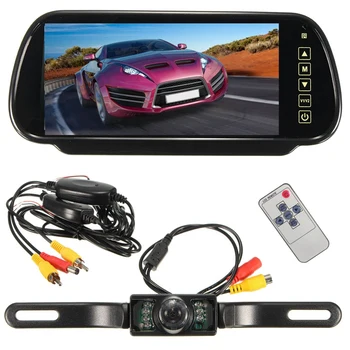 

NEW-7 Inch Car TFT LCD Display Mirror Monitor MP5 Rear View Mirror Parking Camera