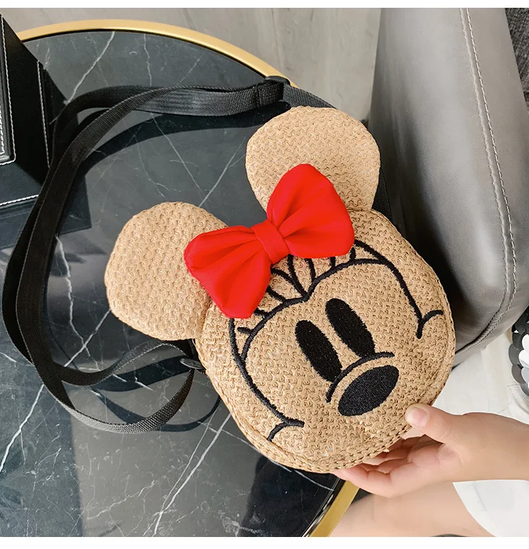 Disney minnie Детская сумка-мессенджер Маленькая девочка принцесса модная сумка на плечо женские сумки Микки Мальчик Детские кошельки