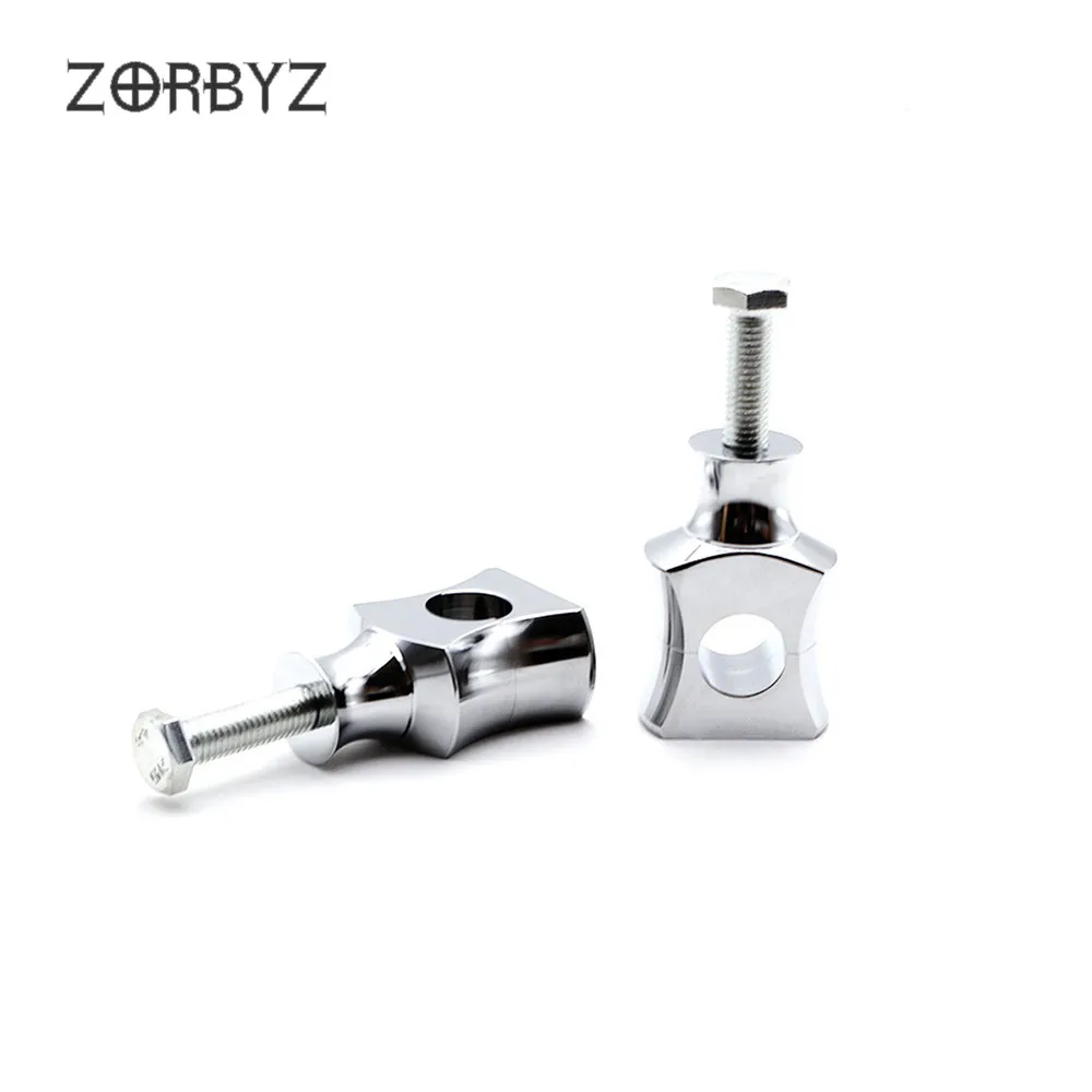 ZORBYZ 1 пара Универсальный 1 дюймов 25 мм алюминиевая ручка монтажный руль стояки зажим для Harley Honda Yamaha Kawasaki