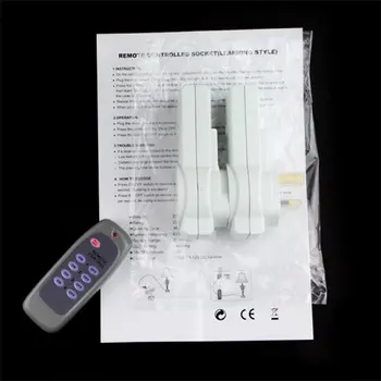 

1 to 2/3/4 Wireless Remote Control Plug Socket US/ UK Plug Standard Smart Home Energy Saving Plugs 2018 New