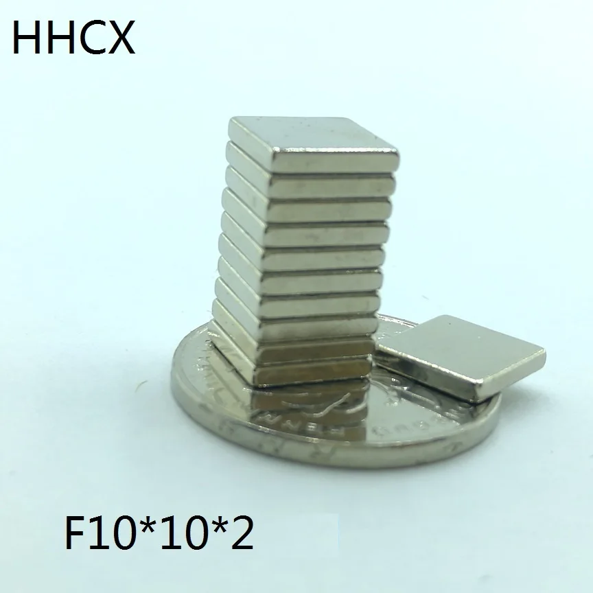 10 20 50 шт./лот магнит 10x10x2 N35 NdFeB 10*10*2 неодимовые магниты x 2 для moto | Обустройство дома