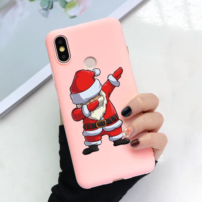 Счастливого Рождества чехол для Xiaomi mi A2 A1 5X6X8 Lite 9 SE CC9e для Red mi 4A 5 Plus 6A 7 Note 4X 5A 6 7 8 Pro S2 Мягкий ТПУ чехол с мультипликационным рисунком - Цвет: sdlrpose