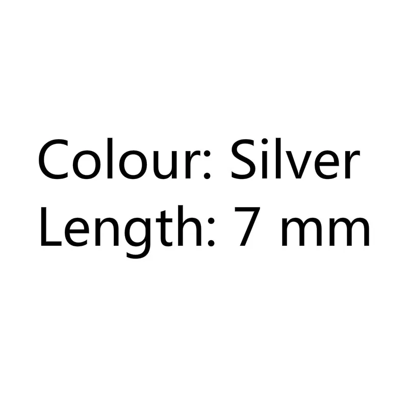 silver-7mm 10 шт./компл. плоская винтовая головка заклепки аппаратная углеродистая сталь для багажа кожа ремесло или ноутбук винт заклепки пряжка - Цвет: silver-7mm