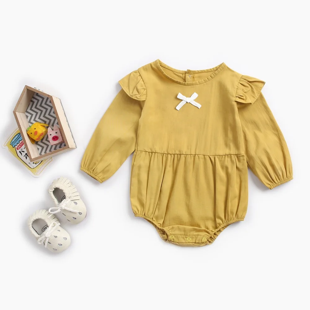 Baby Bodysuit baby clothes autumn and winter plaid 100% cotton male baby long-sleeved shirt jumpsuit baby romper newborn onesies