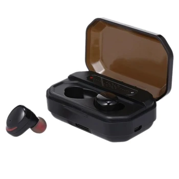

TWS-T8S Bluetooth 5.0 Headsets IPX7 Sports Earbuds Sweatproof Waterproof Earphones 6D Surround Subwoofer Headphones Noise Reduct