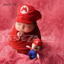 Jane Z Ann Super Marie тема Новорожденный ребенок Фотография шляпа куклы Комбинация студия креативная съемка аксессуары