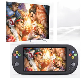 

New X16 7-inch portable game console support TV output video playback multiple game format game consoles