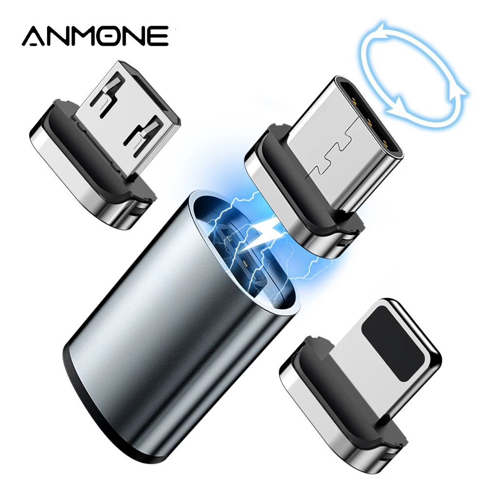 

Type C Micro USB Cable Convert Plug Magnetic Cable Adapter Magnetic Charger Cable Connector Mobile Phone Charging Converter