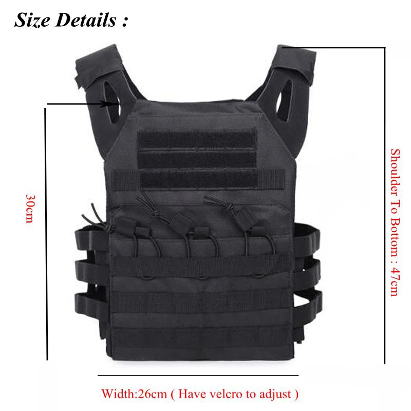 Tactical Body USMC Airsoft Military Tactical Vest Plate Carrier Vest Outdoor CS Game Paintball Airsoft Vest