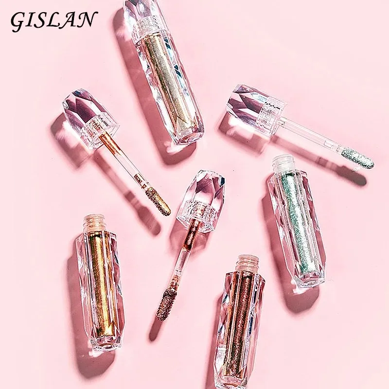 

GISLAN 4ml ABS Clear Crystal Lipstick Bottle Lip Gloss Tubes Lip Glaze Bottle Wand Tube Women Girls Makeup Tool DIY Sample Vials