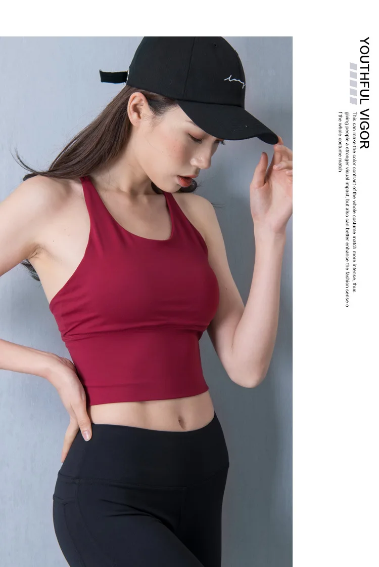Американское нижнее белье, женское нижнее белье, пояс через плечо, анти-шок, жилет для бега, женский жилет для фитнеса