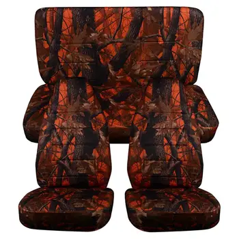 

VODOOL Hunting Camouflage Car Seat Covers For Jeep SUV Truck Auto Seat Cover Protector Cushion Interior Accessories For Fishing