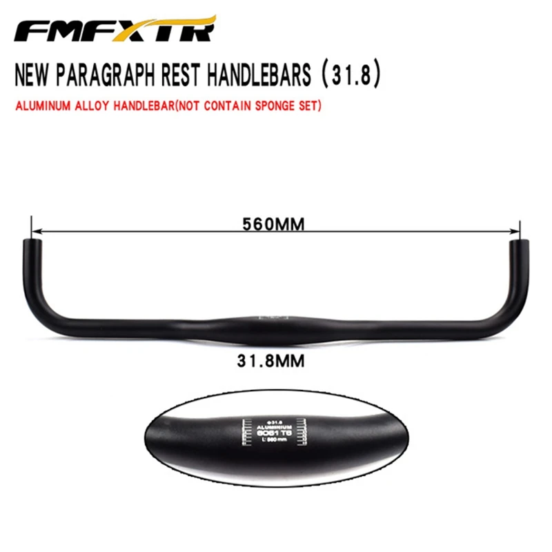Fmfxtr Road Mountain Bike Handlebar Aluminum Alloy Bike Bullhorn Handlebar Curved Bar Bicycle Parts