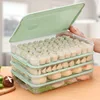 Refrigerator Food Storage Box Kitchen Accessories Organizer Fresh Box Dumplings Vegetable Egg Holder Stackable Microwave ► Photo 1/6