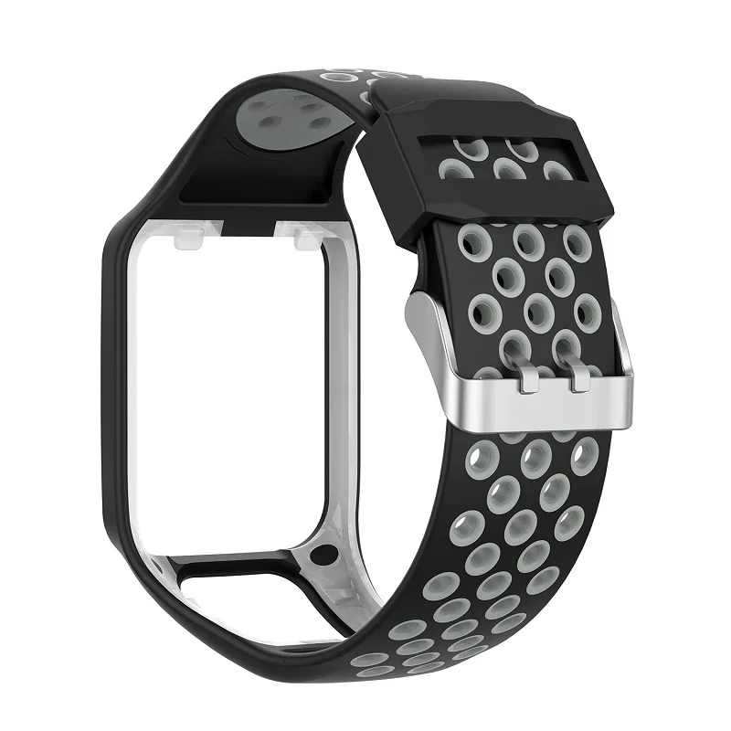 Silicone Watch Band Bracelet Strap for TomTom Runner 2/3 Smartwatch Accessories Watch Strap Wristband