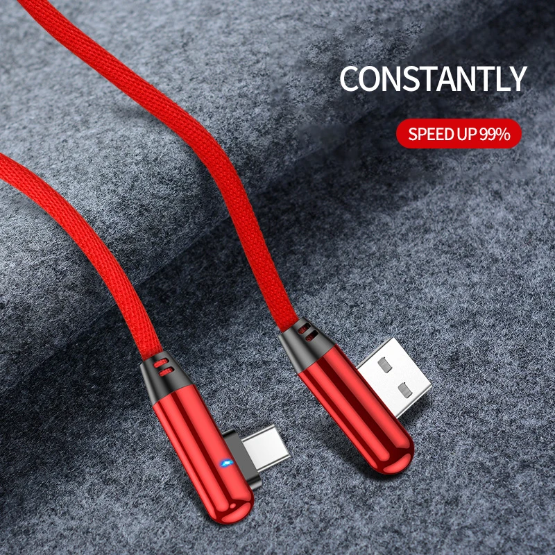 Кабель Micro usb type-C для Apple iPhone светодиодный usb-кабель для передачи данных кабель type c локоть usb-кабель для зарядки мобильных телефонов