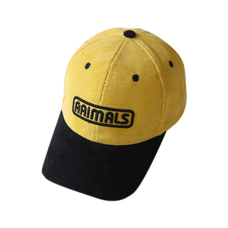 Kids Boys Girls Children Caps Hats Child Adjustable Sun Protection Mixed Color Alphabet Print Casual Visors