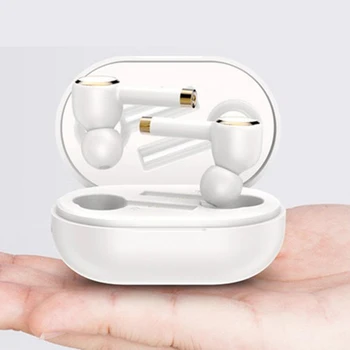 

New L2 TWS Earphone Wireless Bluetooth 5.0 Earbuds Smart Binaural Noise Reduction Sports Headset with Charging Box White