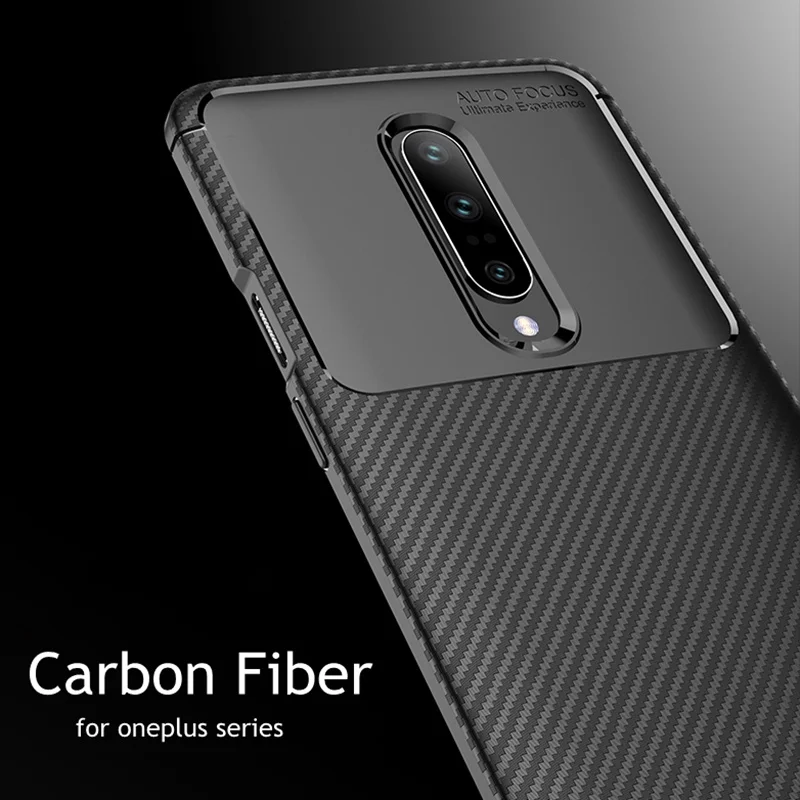 OnePlus 5 чехол из углеродного волокна One Plus oneplus5 тонкая задняя Мягкая силиконовая