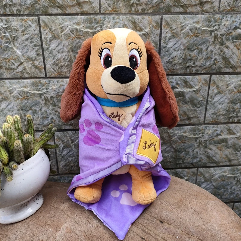 ディズニー漫画の映画の女性とトランプ漫画の犬のぬいぐるみ人形25cm Null Aliexpress