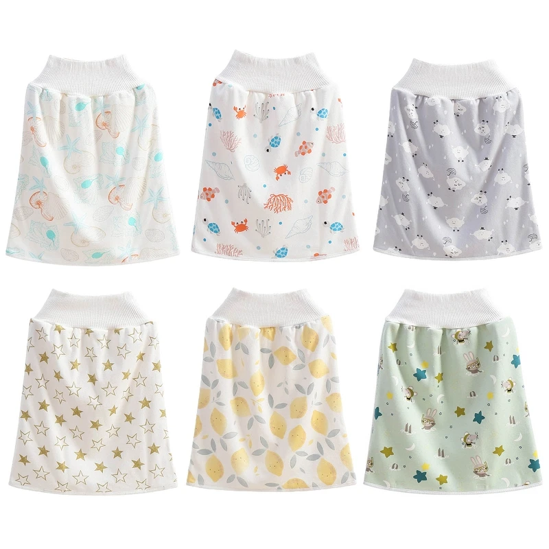 2 in 1 Comfy Infants Baby Diaper Skirt Waterproof Potty Training Shorts Pants | Мать и ребенок