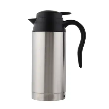 

Stainless Steel Thermos Heating Cup 12V/24V Car Auto Adapter Heated Kettle Travel Mug Auto Accessories For Travel Camping