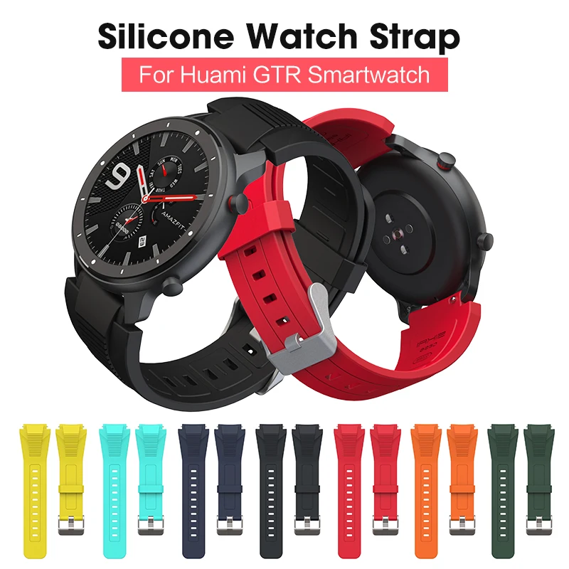 Силиконовый ремешок для часов SIKAI для Huami Amazfit GTR 47 мм/42 мм ремешок для часов Amazfit Bip Youth Lite часы для samsung gear S3 часы