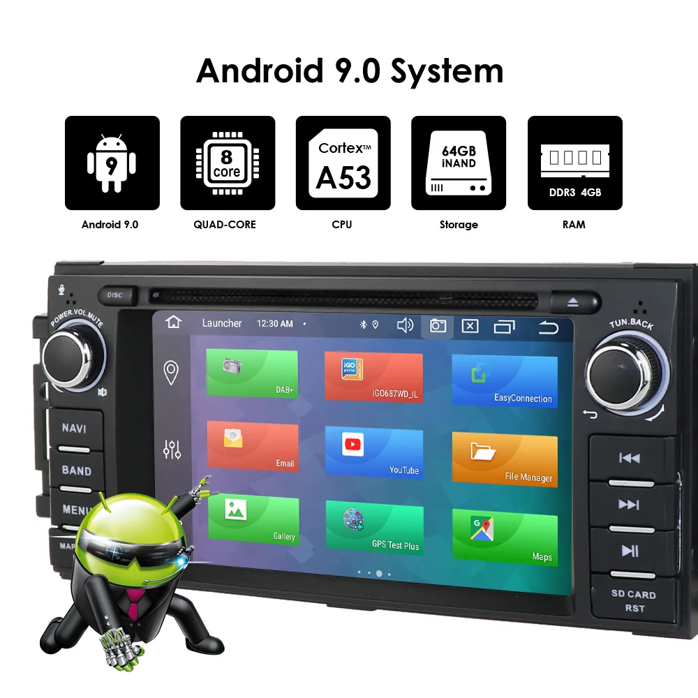 Automotivo autoaudio 2din Android 9,0 автомобильный DVD gps стерео радио для Jeep Grand Cherokee Dodge Chrysler 300 м мультимедиа головное устройство