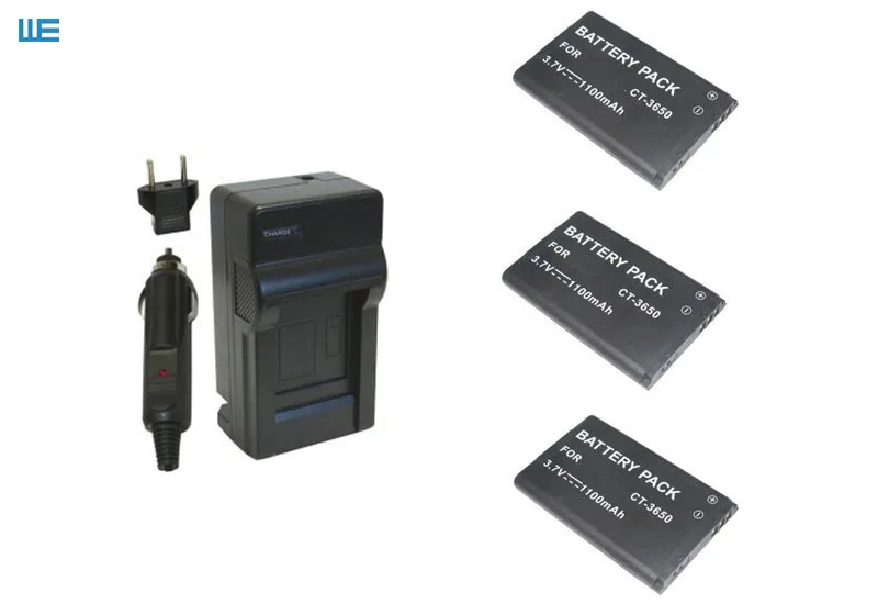 CT-3650 CT3650 BL-5C аккумулятор+ зарядное устройство для Contour 2350,2450, 2900, C010410K, ContourHD, ContourGPS, Contour+, Contour+ 2 ContourROAM
