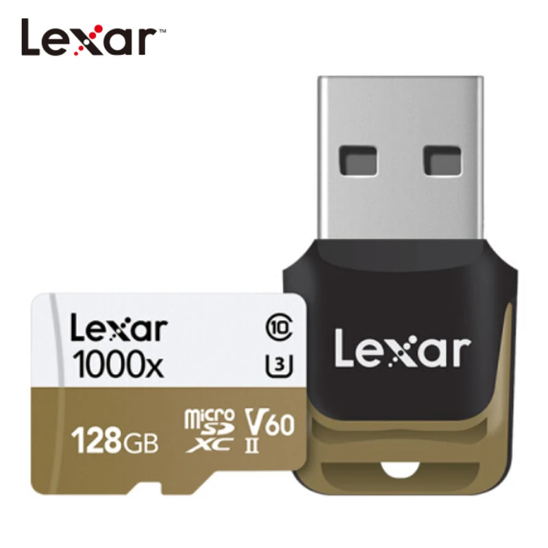 Lexar карта памяти 1000X 32 Гб 64 256 ГБ 150M U3 4K Micro sd 128 высокоскоростная флеш-карта microsd TF