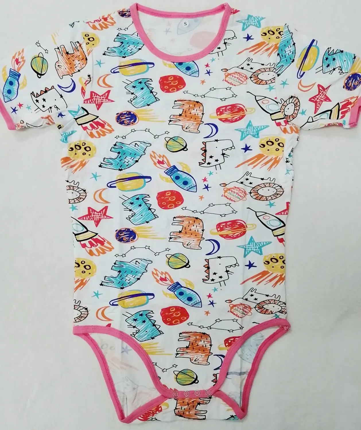 

Red rocket printing bodysuit/adult onesie/adult baby romper/abdl clothes