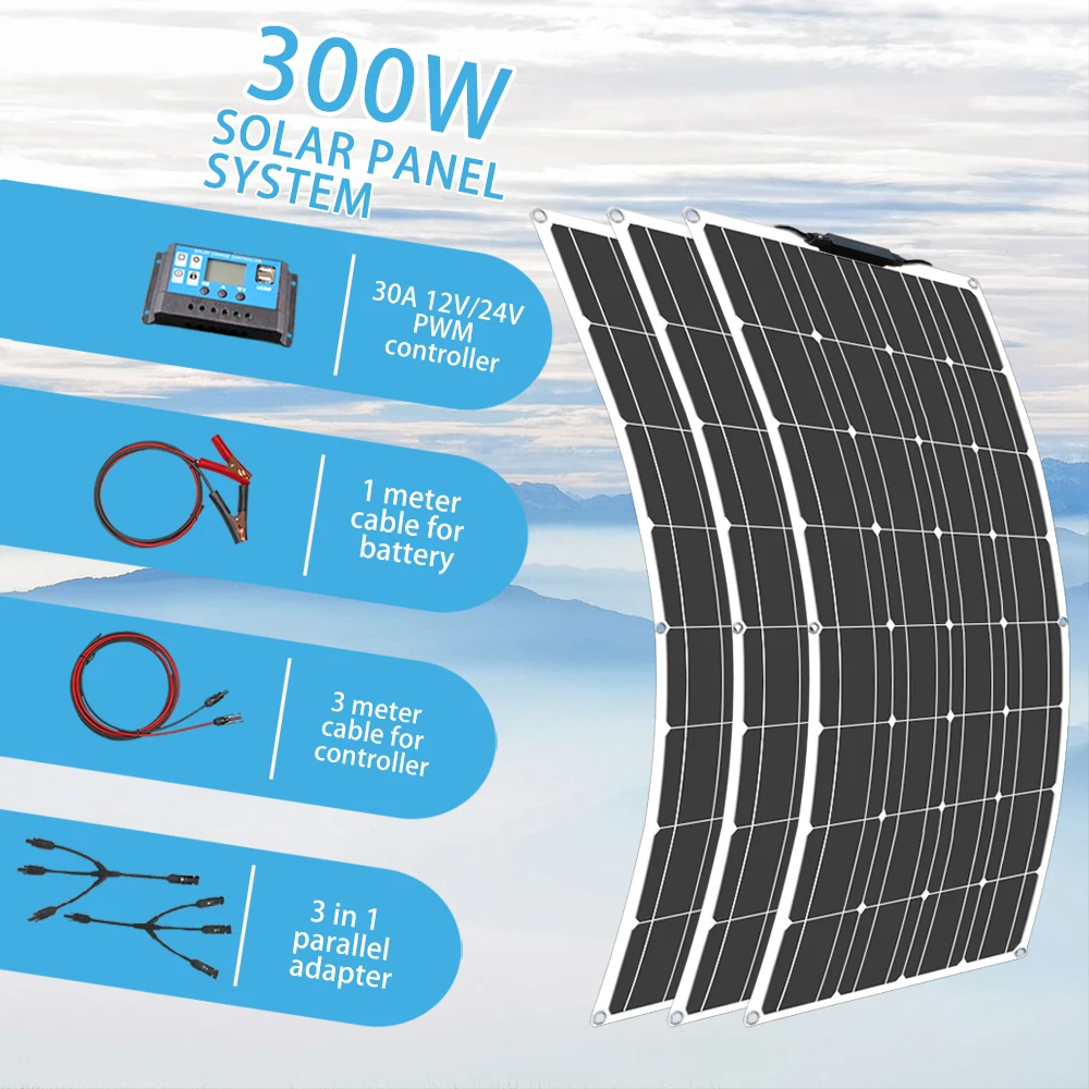 300w solar panel kit