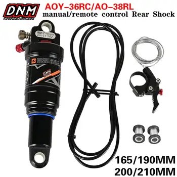 

DNM AOY-36RC Mountain Bike bicycle mtb Air Rear Shock With Lockout AO-38RL remote Wire/Hand control Rear Shock 165/190/200/210mm