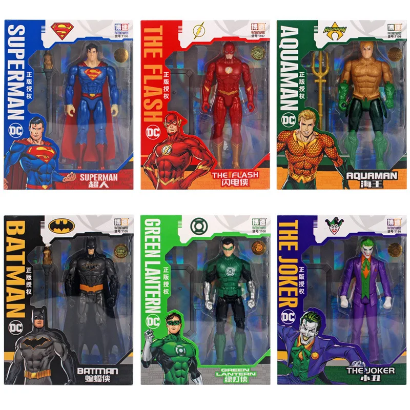 DC Лига Справедливости Супермен Джокер флэш Бэтмен загадка зеленые фонарики