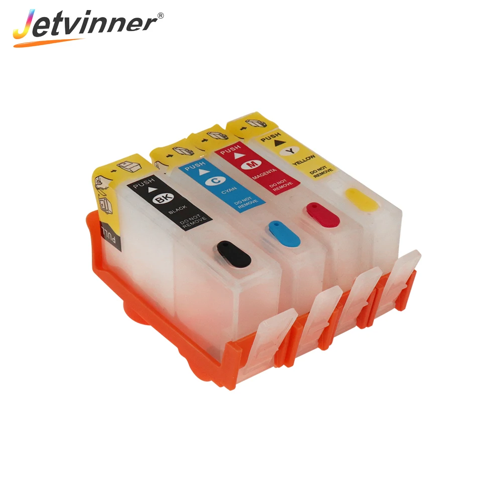 Многоразовый картридж Jetvinner для принтеров HP 903 с чипами ARC OfficeJet Pro 6950 6951 6954 6961 6962