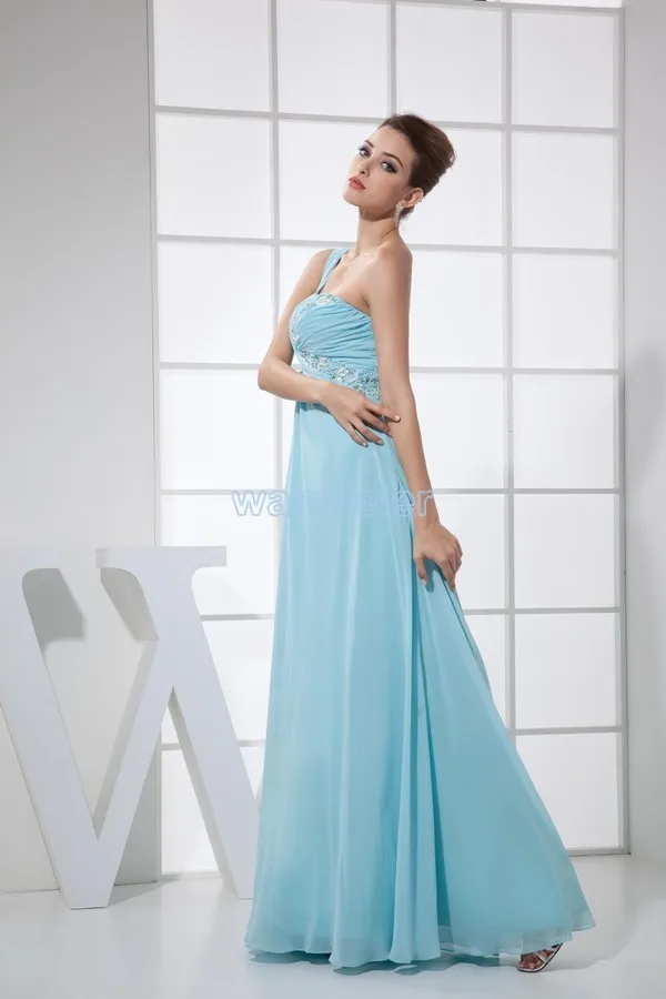 Одно плечо vestido de noiva Формальное Бисероплетение на заказ шифоновое сексуальное платье На Выпускной платья подружек невесты