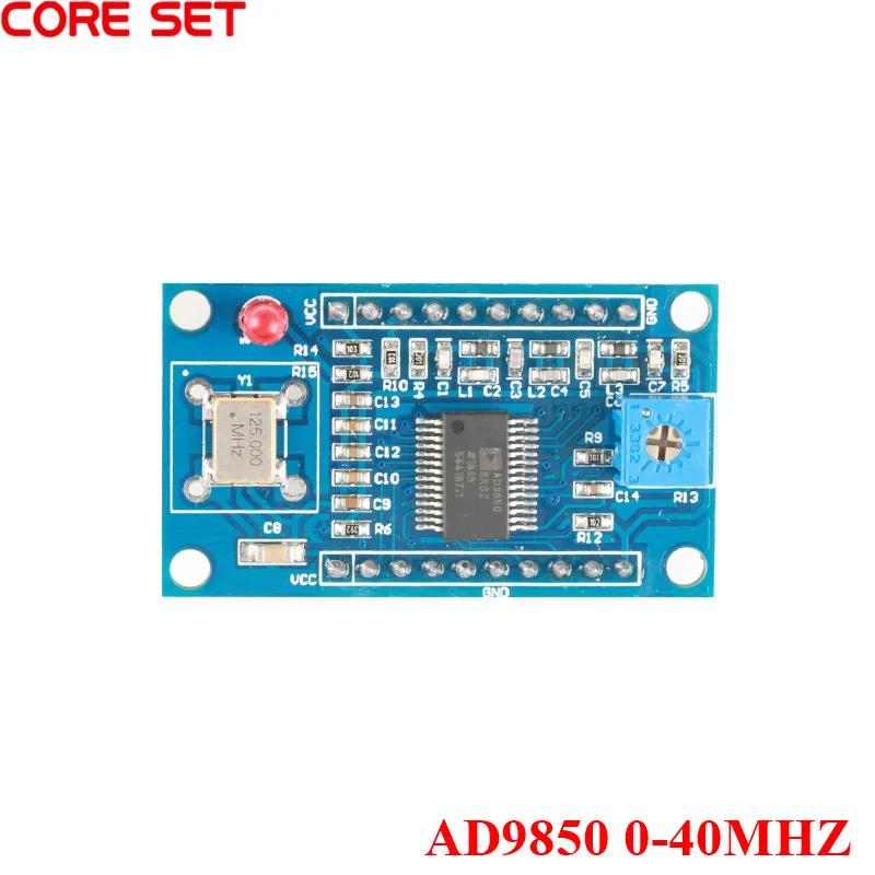 AD9850 DDS Signal Generator Module 0-40MHZ 2 Sine Wave 2 Square DDS Generator Low-pass Filter 125MHZ Crystal Oscillator Test