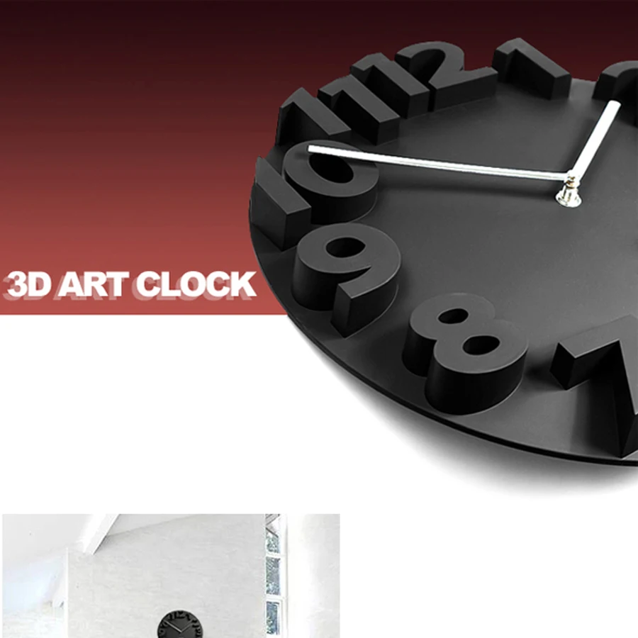 3d настенные часы современный дизайн 3d diy акриловые современные немой Декор салон Nixie часы украшения кухня Saat QZE320
