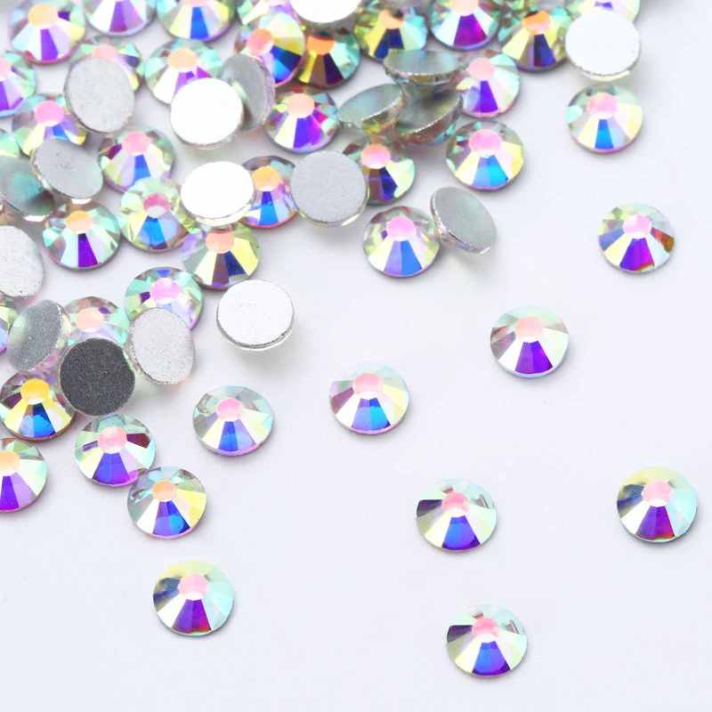 Flat Back Rhinestones ss30 (6.5mm) - Crystal (72pcs)