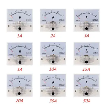 

1pc 85L1 AC Panel Meter Analog Panel Ammeter Dial Current Gauge Pointer Ammeter
