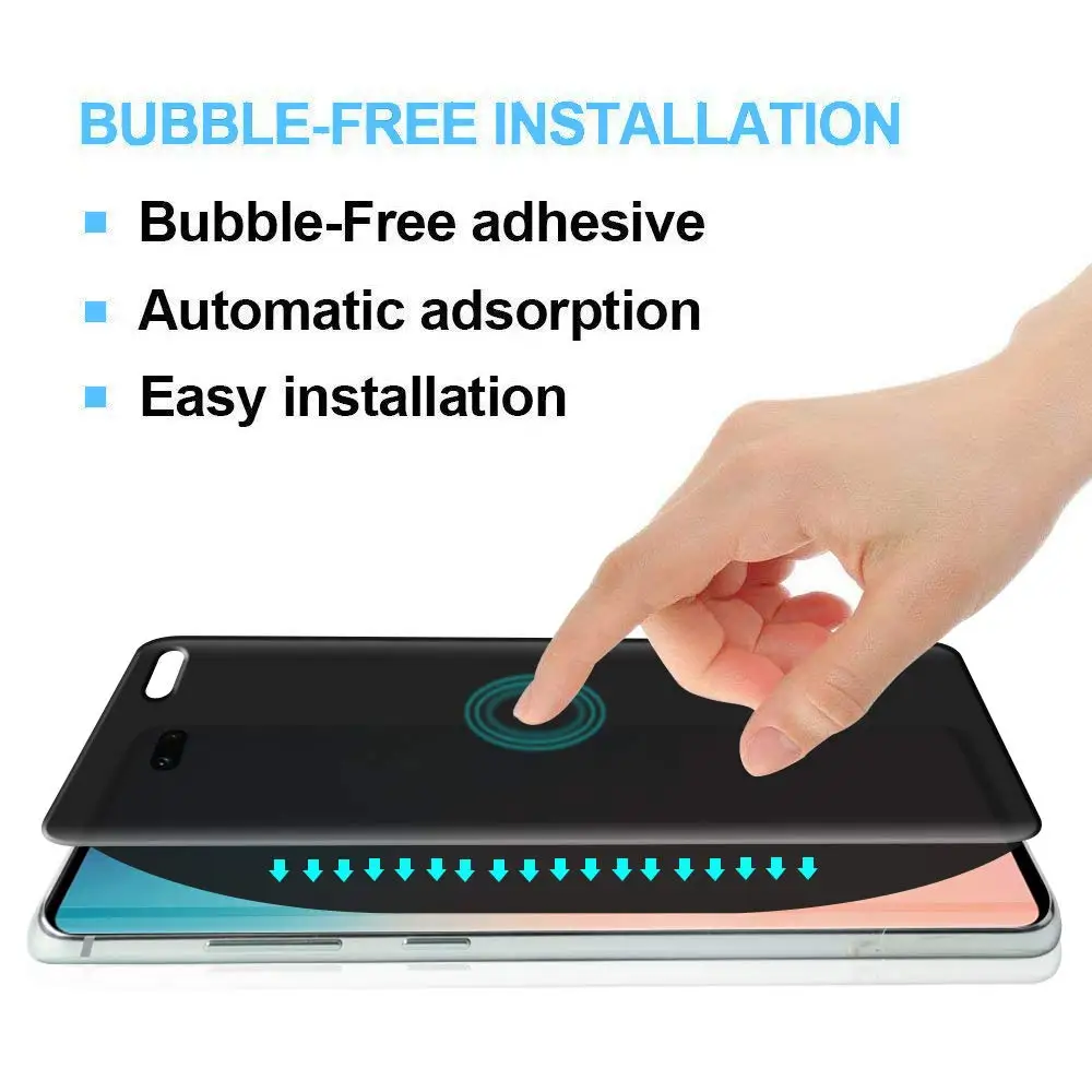 20D закаленное стекло с полным покрытием для SAMSUNG Galaxy S10 S10 Plus S10 5G анти шпионская защитная пленка
